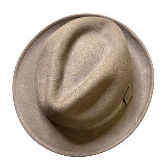 Vintage Dorfman Pacific Fedora Hat Wool Blend Dress Casual Brown Mens Size - Picture 5 of 6